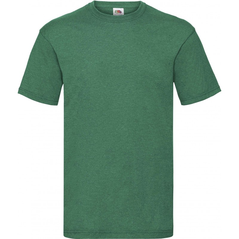 T-Shirt S au 3XL vert vintage homme valueweight fruit of the loom SC221
