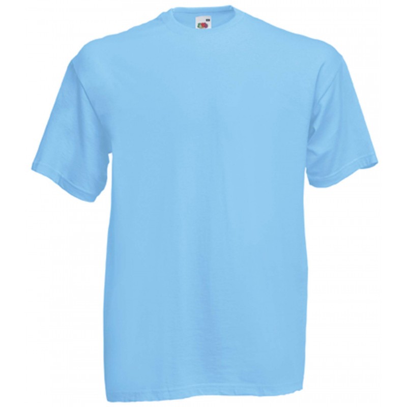 T-Shirt S au 3XL bleu ciel homme valueweight fruit of the loom SC221