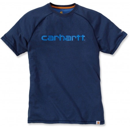 t-shirt robuste bleu royal anti transpiration marque carhartt force