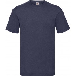 T-Shirt S au 3XL bleu marine foncé vintage homme valueweight fruit of the loom SC221