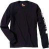 T-shirt noir manches longues logo carhartt taille S M L XL 2XL