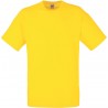 t-shirt jaune homme valueweight fruit of the loom SC221