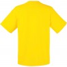 t-shirt jaune homme valueweight fruit of the loom SC221