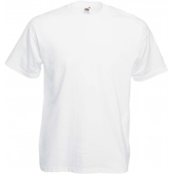 T-Shirt S au 5XL blanc homme valueweight fruit of the loom SC221