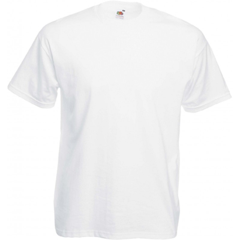 T-Shirt S au 5XL blanc homme valueweight fruit of the loom SC221