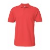 Polo saumon Homme Softstyle coton Double Piqué marque gildan 2 boutons