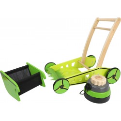 Chariot de marche tondeuse à gazon jouet en bois