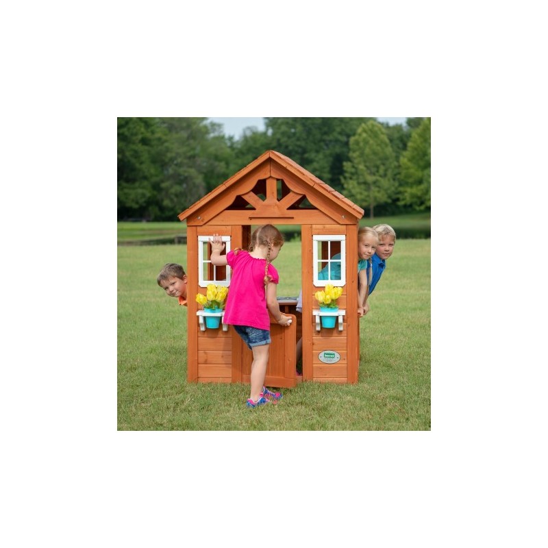 Backyard Maison de jeu Timberlake en bois jardin enfant 2 ans