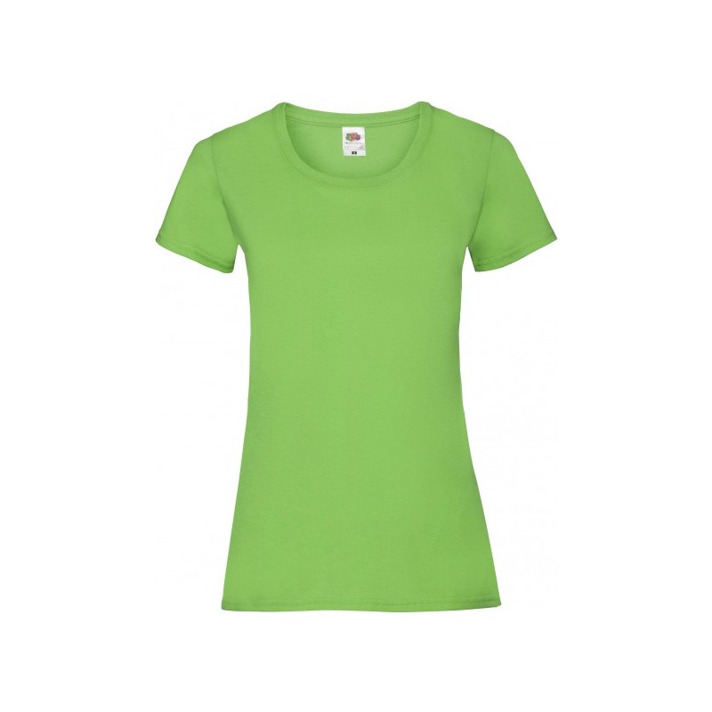 T-SHIRT XS au 2XL FEMME LIME VALUEWEIGHT FRUIT OF THE LOOM SC61372
