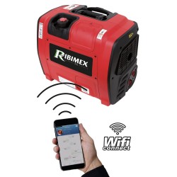 Ribimex Générateur Onduleur wi-fi 2100 W essence 4 T