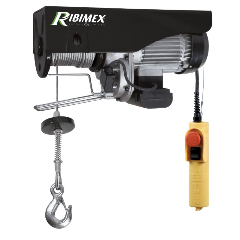 Palan 495/990 kg 1600 w électrique télécommande Ribimex