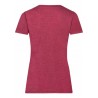 T-SHIRT XS au 2XL FEMME ROUGE VINTAGE VALUEWEIGHT FRUIT OF THE LOOM SC61372