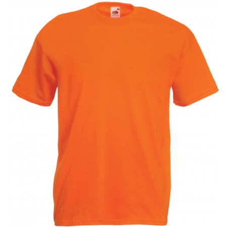 T-SHIRT 3/4ans à 14/15ans ENFANT ORANGE VALUEWEIGHT FRUIT OF THE LOOM SC221B