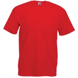 T-SHIRT 3/4ans à 14/15ans ENFANT ROUGE VALUEWEIGHT FRUIT OF THE LOOM SC221B
