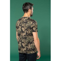 T-shirt camouflage manches courtes homme Kariban