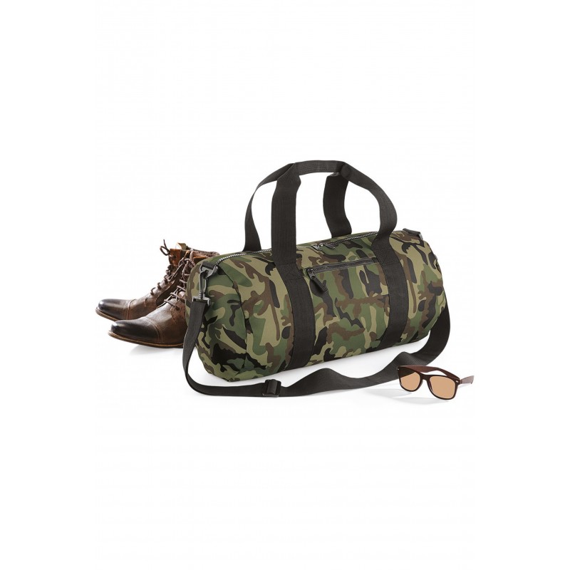 Sac baril Camouflage olive militaire de voyage Bagbase