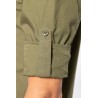 Chemise safari beige manches longues retroussables homme outdoor Kariban