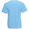 T-SHIRT 3/4ans à 14/15ans ENFANT BLEU CIEL VALUEWEIGHT FRUIT OF THE LOOM SC221B