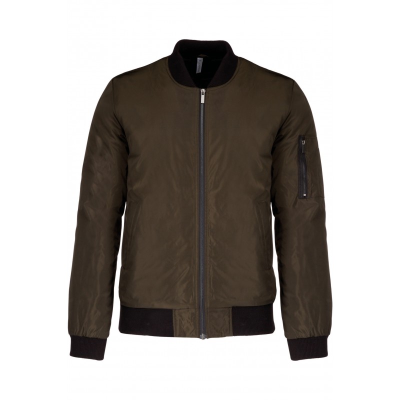 Blouson bomber homme kaki Kariban Blouson bomber homme kaki Kariban