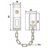 CHAINE DE PORTE SK79 A CLES BLANCHE ABUS