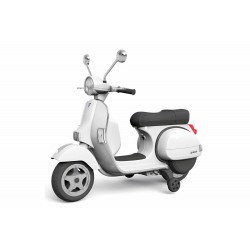 Piaggio Vespa scooter électrique blanc pour enfant avec roulettes