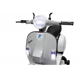 Piaggio Vespa scooter électrique bleu pour enfant avec roulettes