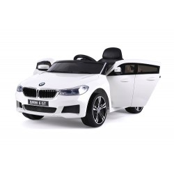 voiture électrique pour enfants BMW blanc 6 GT 2x25W 2x 6V 4AH 2.4G RC