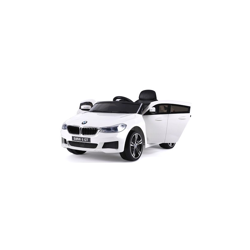voiture électrique pour enfants BMW blanc 6 GT 2x25W 2x 6V 4AH 2.4G RC