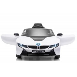 voiture électrique pour enfants BMW blanc i8 2x35W 6V 4.5Ah 2.4G RC
