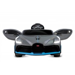 voiture électrique enfant Bugatti Divo gris mat 2x35W 12V 7Ah 2.4G RC