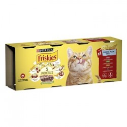 Boîtes Terrines pour chats Friskies Adultes - 4x400g