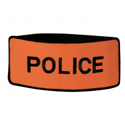 Brassard police brodé orange cityguard