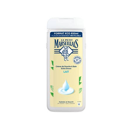 Gel Douche Le Petit Marseillais Lait - 650ml