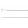 Chaîne maille gourmette 1,2 mm, 50 cm, Argent 925