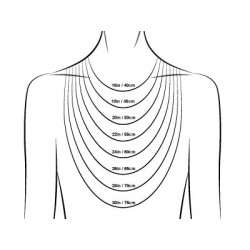 Chaîne maille gourmette 1,2 mm, 50 cm, Argent 925