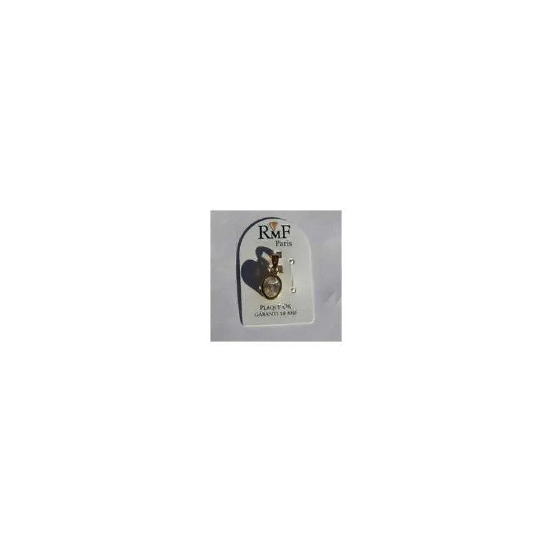 Pendentif Zirconium cloisonné en Plaque OR 18 carats Pendentif Zirconium cloisonné en Plaque OR 18 carats