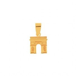 pendentif en or arc de triomphe