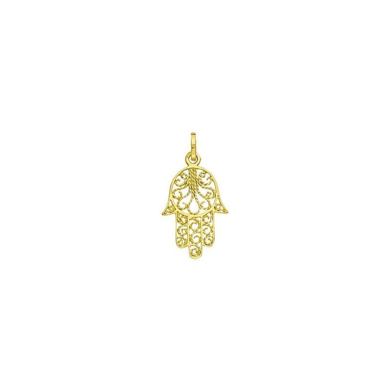 Pendentif Grande Main De Fatma Fatima En Or 18 Carats Pendentif Grande Main De Fatma Fatima En Or 18 Carats