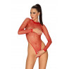 Body - Résille Rouge Obsessive B126