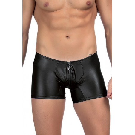 Boxer noir homme moulant avec zip Paris Hollywood