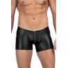 Boxer noir homme moulant avec zip Paris Hollywood