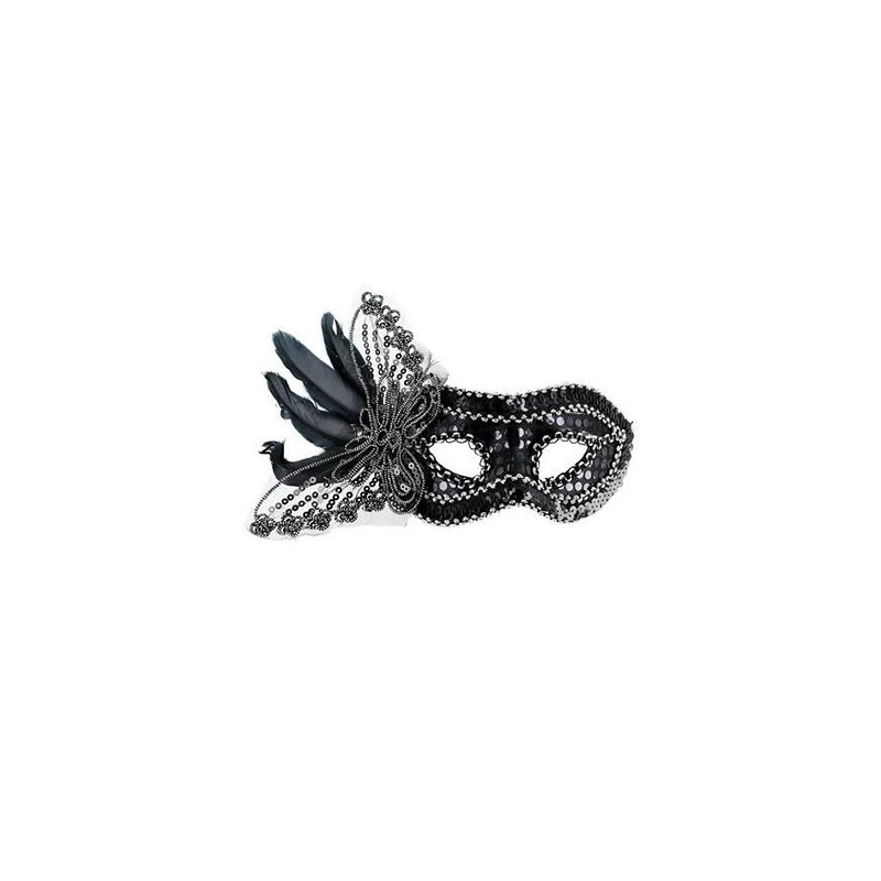 MASQUE carnaval noir pour femme LA GIOCONDA Maskarade MASQUE carnaval noir pour femme LA GIOCONDA Maskarade