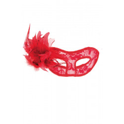 Masque rouge La Traviata pour femme maskarade