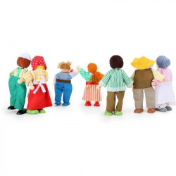 Petites poupées souples "Ferme" Mamie env. 12 x 10 x 3 cm à partir de 3 ans