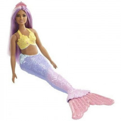 Barbie dreamtopia sirène bronzé queue de poisson cheveux violet