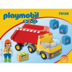 PLAYMOBIL - 70126 - PLAYMOBIL 1.2.3 - Camion benne
