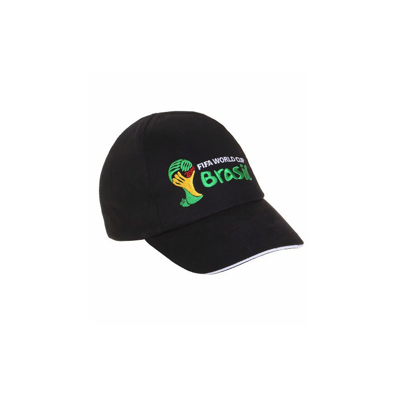 Casquette Fifa 2014 Noir Brésil Brasil Pour Enfant Taille 52