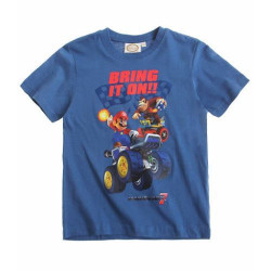 T-shirt Super Mario Bros. MarioKart 7 Marque Nitendo.