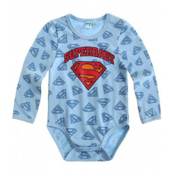 Body superman pour bébé bleu ciel