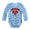 Body superman pour bébé bleu ciel